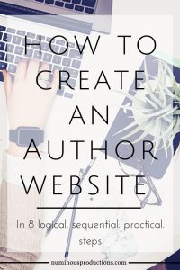 Author Website Overview laptop pinterest