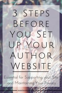Author Website Set Up girl pinterest